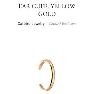 Catbird ear cuff 14k gold